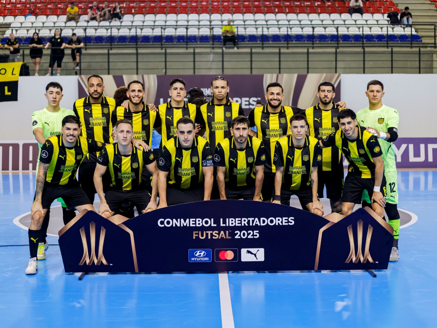 Equipo de Peñarol en la Copa Libertadores de futsal 2025.
