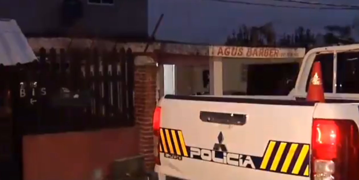 Barbería de Cerro Oeste, donde fue asesinado un joven de 22 años.
