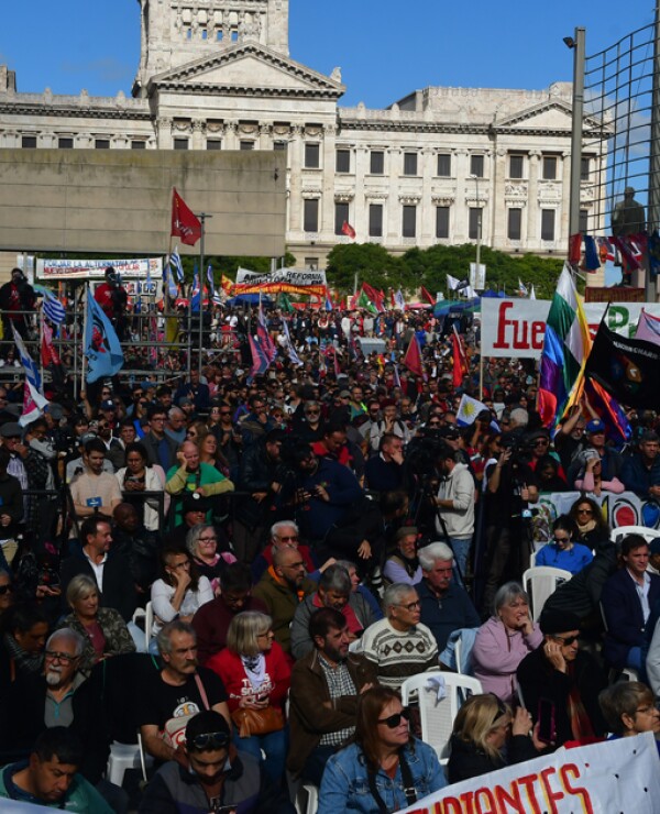 Acto del 1º de mayo organizado por el Pit-Cnt