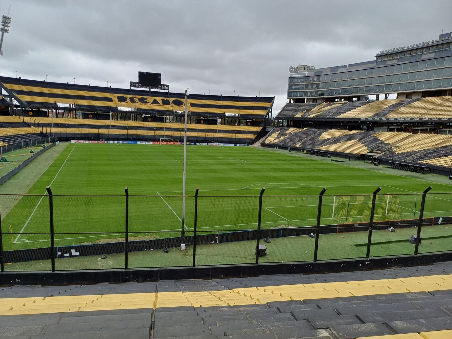 Así está el Campeón del Siglo antes del partido entre Peñarol y Juventud por el Torneo Clausura.