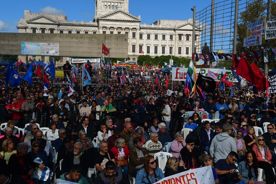 Acto del 1º de mayo organizado por el Pit-Cnt