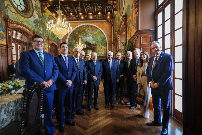 Misión de arroceros junto al presidente Orsi a Panamá.
