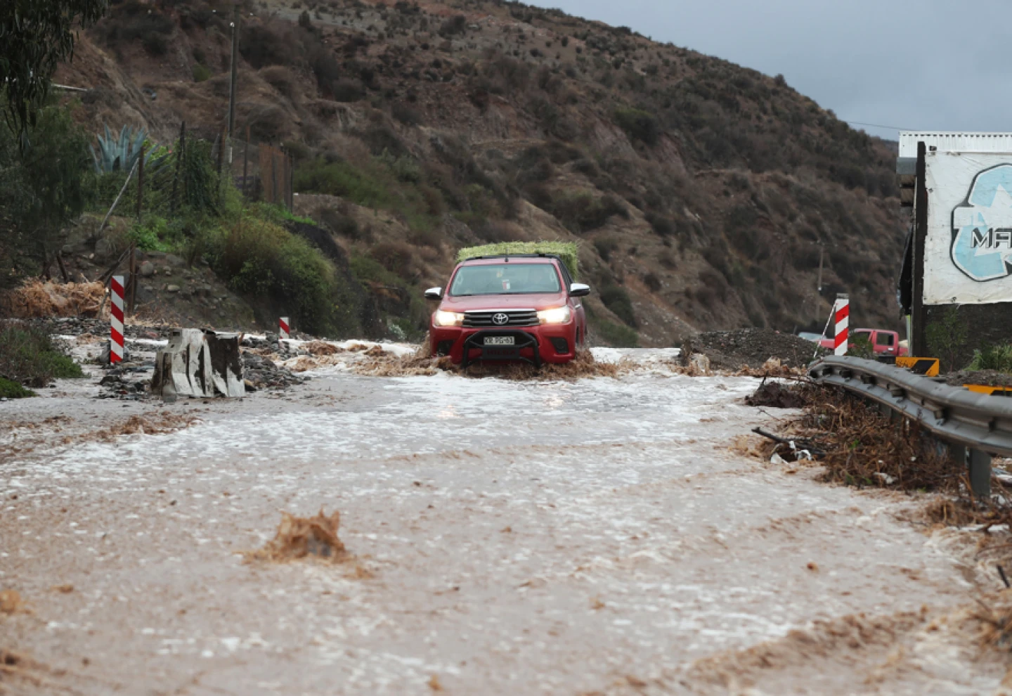 Temporal devastador en Chile: declaran alerta roja y suspenden las clases por riesgo de desborde de ríos