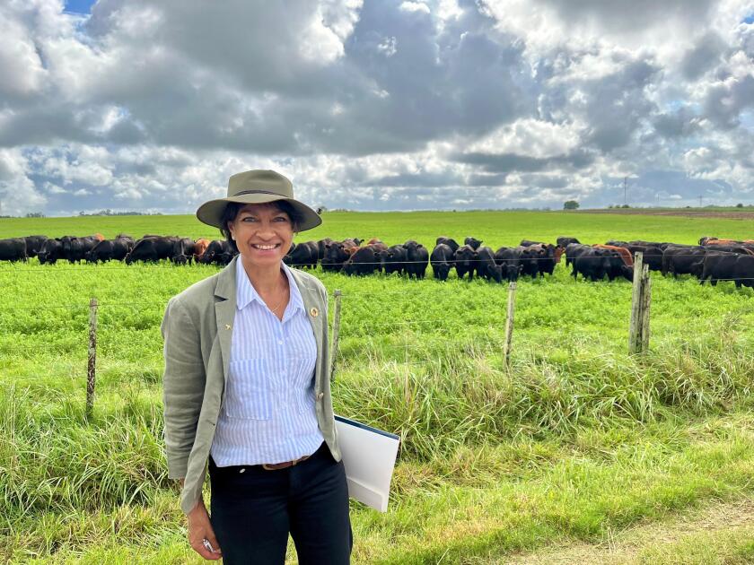 Su McCluskey, representante especial de la Agricultura Australiana.