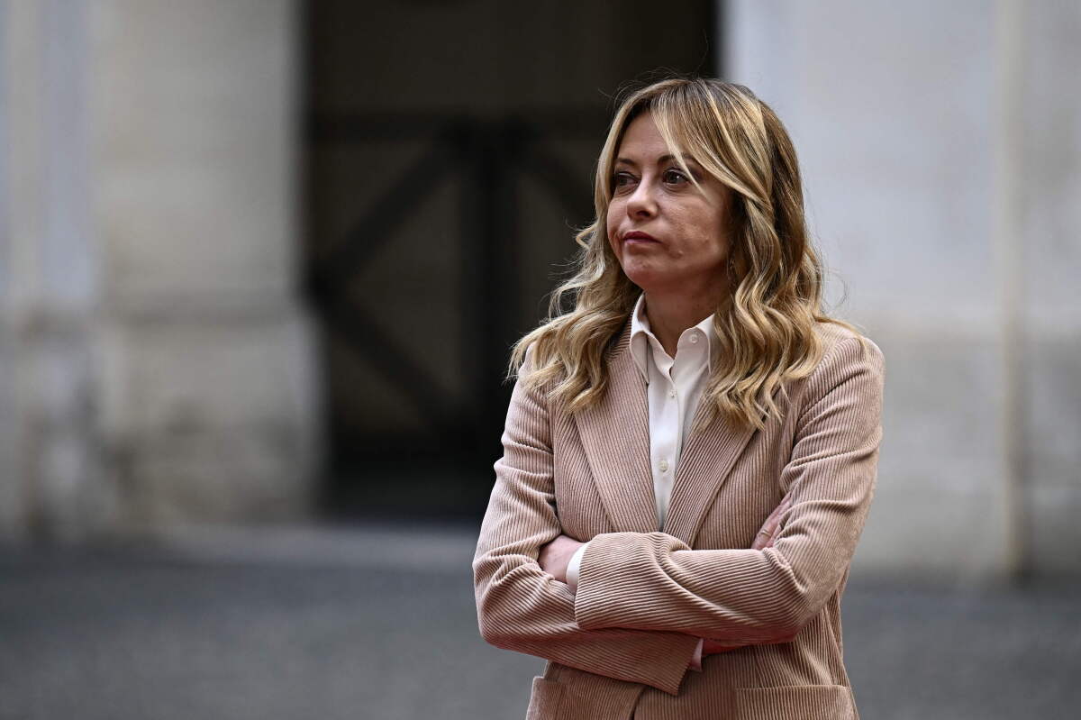 Giorgia Meloni, primera ministra de Italia.
