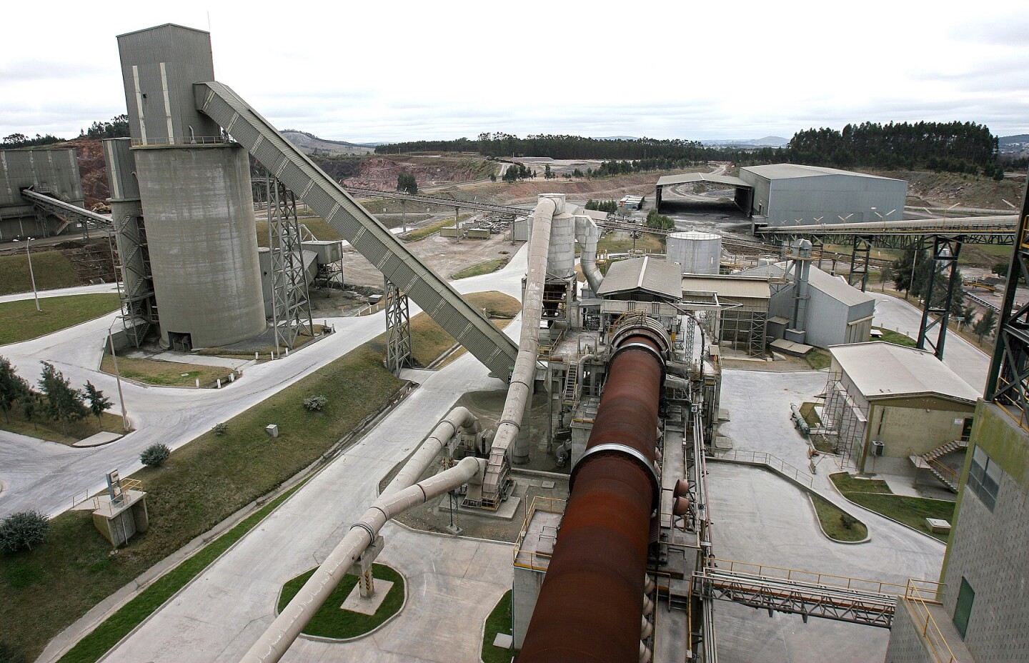Fabrica de cemento. Foto: AFP.