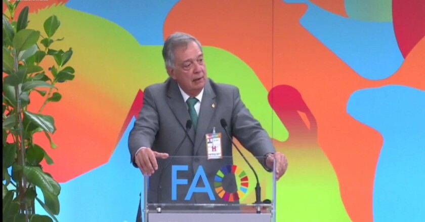El ministro de Ganadería, Agricultura y Pesca, Fernando Mattos, se encuentra participando de la Primera Conferencia Mundial de la FAO sobre la Transformación Sostenible de la Ganadería, que se celebra en la sede de FAO, en Roma, del 25 al 27 de setiembre.